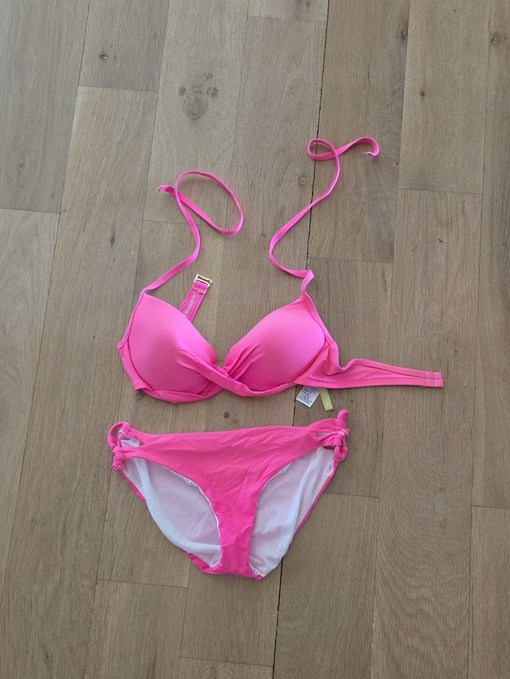 Gianni Bini Hot Pink Push-Up Bikini Set